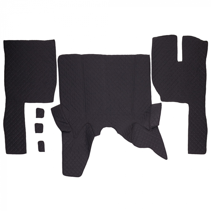 Set covorase Piele Ecologica Truck Umbrella Pentru Volvo Euro 6 Automat, Rosu [2]