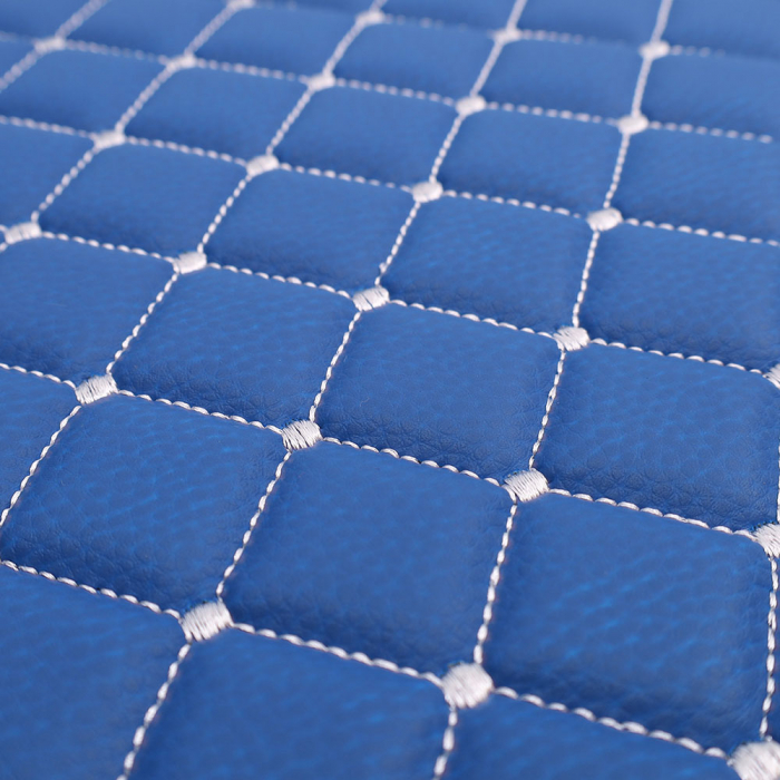 Set covorase Piele Ecologica Truck Umbrella Pentru Volvo Fh12 2005-2011 Manual, Albastru Tip 1 [3]