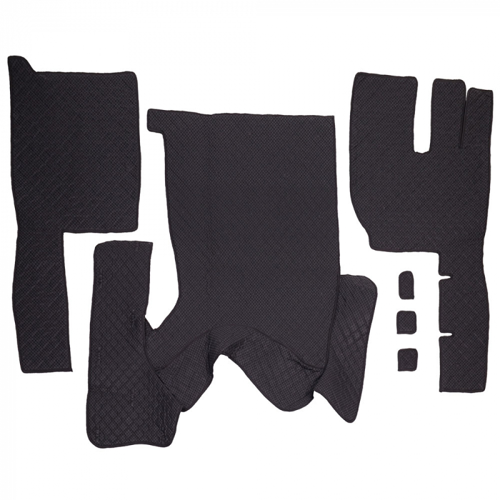 Set covorase Piele Ecologica Truck Umbrella Pentru Volvo Fh12 2005-2011 Manual, Albastru Tip 1 [2]