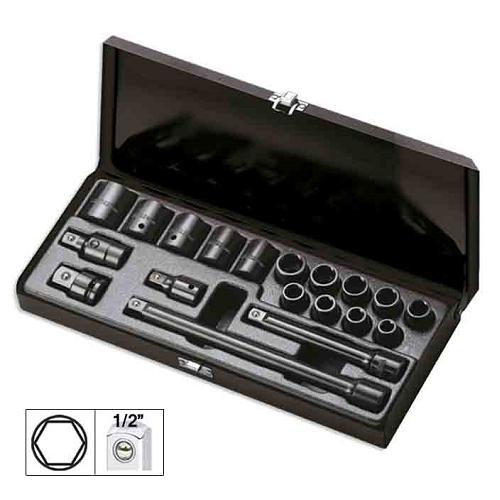 Set De 14 Tubulare De Impact Scurte 1/2` Jbm [1]