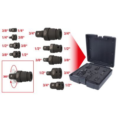 Set De Adaptoare De Forta De Marire Si Reducere. 9 Piese [5]