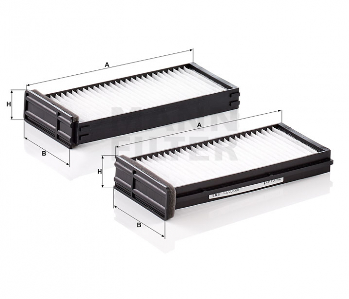 Set filtre habitaclu Mann-Filter CU 23 000-2 [3]