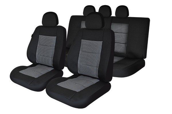 Set Huse Scaun Premium Lux Negru Umb1 [2]