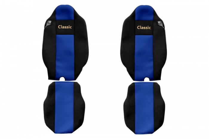 Set huse scaun textil camion compatibile cu Renault T 01.2014+ cu tetiere integrate [1]
