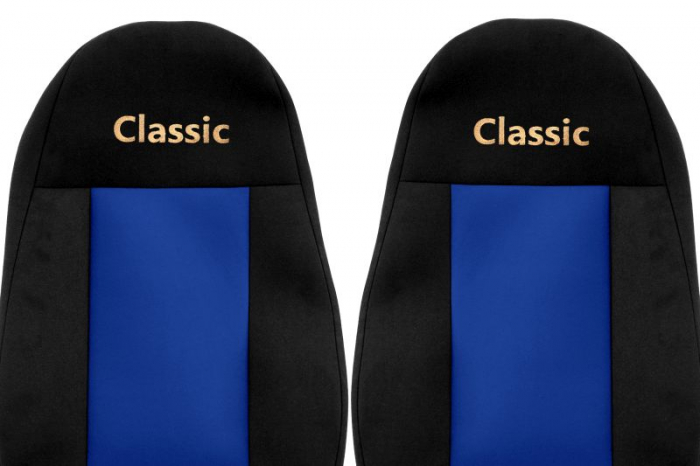Set huse scaun textil camion compatibile cu Volvo FH 3 (01.2009-12.2012) cu 2 centuri [2]