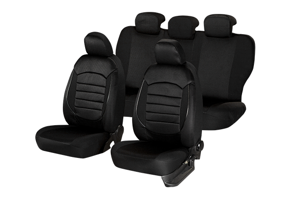 Set huse scaun Urban negru [7]