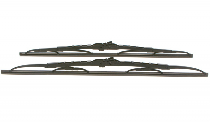 Set lamele arcuite stergator parbriz BOSCH Twin 502 3 397 118 563, 500/450 mm, fara spoiler [1]