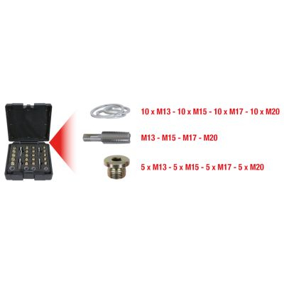 Set Master Pentru Reparare Filet Buson Baie De Ulei. 64 De Piese [8]