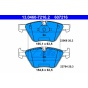 Set Placute Frana Fata Ate Bmw Seria 3 E90 2004-2011 13.0460-7216.2 [3]