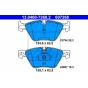Set Placute Frana Fata Ate Bmw Seria 5 F11 2009-2016 13.0460-7268.2 [3]