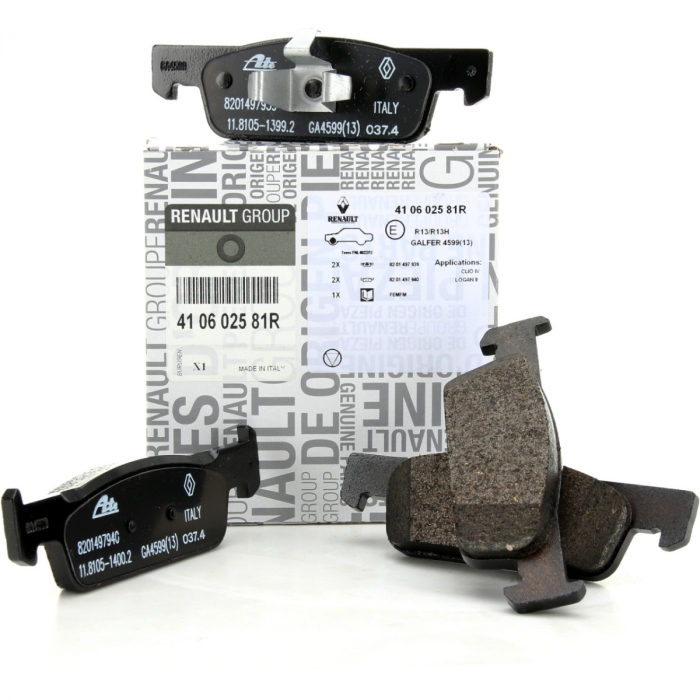 Set Placute Frana Dacia Sandero 2 2012→ 410602581R [1]