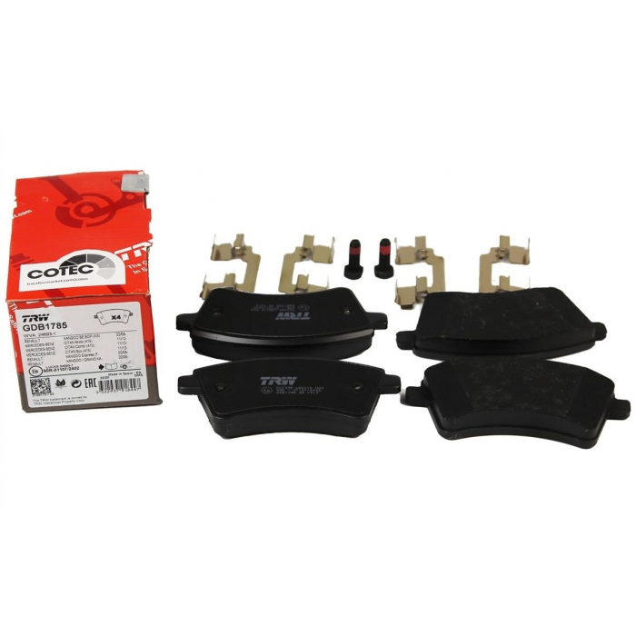 Set Placute Frana Fata Trw Renault Kangoo 2 2008→ GDB1785 [1]