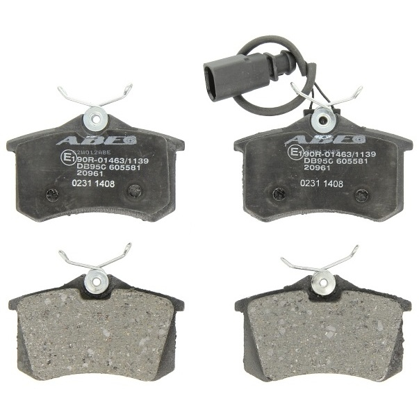 Set Placute Frana Spate Abe Seat Alhambra 1 1996-2010 C2W012ABE [1]