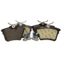 Set Placute Frana Spate Ate Citroen C5 3 2008→ 13.0460-2893.2 [2]