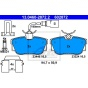 Set Placute Frana Spate Ate Volkswagen Sharan 1 1995-2010 13.0460-2872.2 [3]