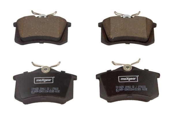 Set placute frana spate MAXGEAR  19-0428 Audi, VW, Skoda, Seat, Ford, Renault, Peugeot [1]
