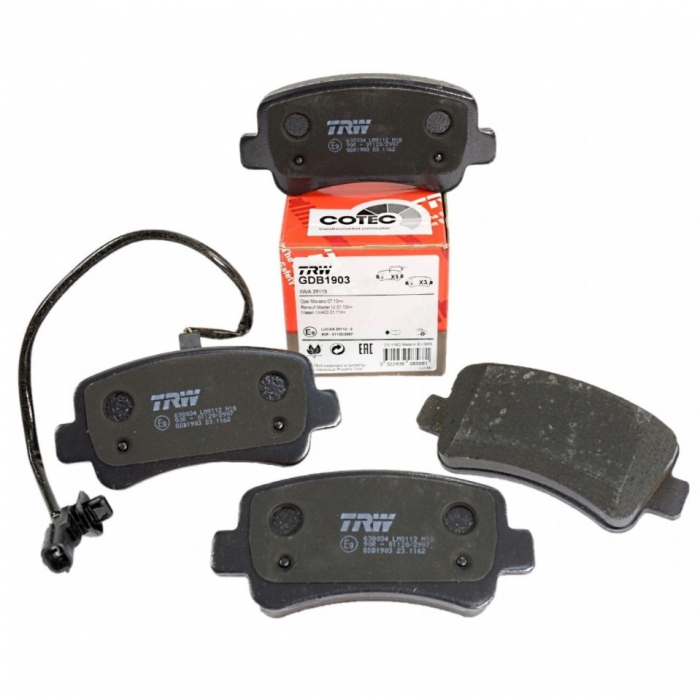 Set Placute Frana Spate Trw Renault Master 3 2011→ GDB1903 [1]