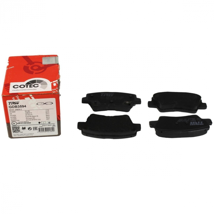 Set Placute Frana Spate Trw GDB3594 [1]