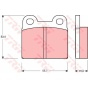 Set Placute Frana Trw GDB102 [2]