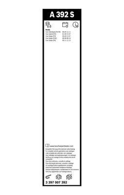 Set stergatoare BOSCH AeroTwin A392S 3397007392, lungime 700 mm, 575 mm, fara carcasa, pentru HONDA CIVIC [3]