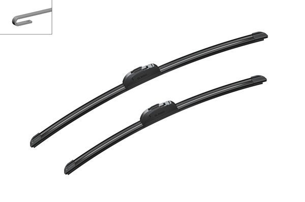 Set stergatoare BOSCH AeroTwin Retro AR728S 3397118904, lungime 550 mm, 475 mm, kit retrofit, fara carcasa, pentru vehicule cu volan pe stanga [2]