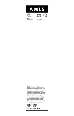 Set stergatoare parbriz BOSCH AeroTwin A081S 3397014081, lungime 530 mm, 400 mm, pentru FORD Ecosport Mk2 [3]