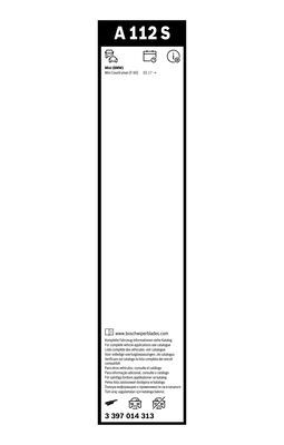 Set stergatoare parbriz BOSCH AeroTwin A112S 3397014313, lungime 575 mm, 530 mm, pentru MINI Countryman (F60), pentru vehicule cu volan pe stanga [3]