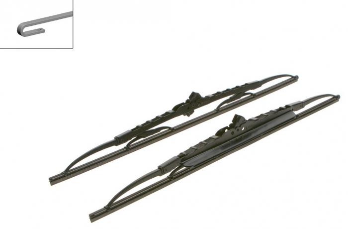 Set stergatoare parbriz BOSCH Twin 3 397 118 561, cu spoiler, lungime 2 x 500 mm, pret pe bucata / comanda minima 5 bucati [2]