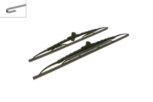 Set stergatoare parbriz BOSCH Twin 728S 3397001728, lungime 550 mm, 475 mm, standard, cu spoiler [2]