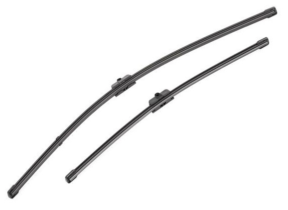 Set stergatoare parbriz VALEO SILENCIO FLAT BLADE 574709, lungime 450 mm, 650 mm, lama stergator lata [1]