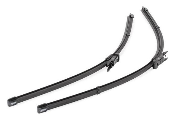 Set stergatoare parbriz VALEO SILENCIO X.TRM FLAT BLADE SET 574322, lungime 700 mm, 600 mm, fara carcasa, cu spoiler [1]
