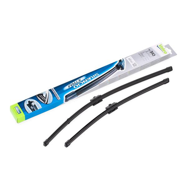 Set stergatoare parbriz VALEO SILENCIO X.TRM FLAT BLADE SET 574346, lungime 600 mm, 475 mm, fara carcasa, cu spoiler [3]