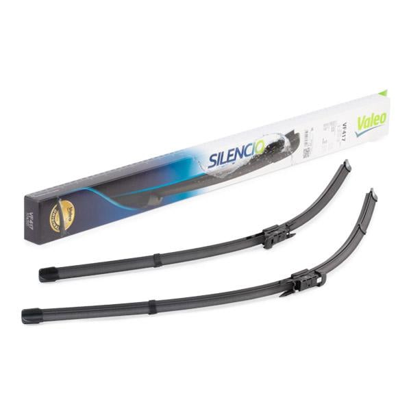 Set stergatoare parbriz VALEO SILENCIO X.TRM FLAT BLADE SET 574355, lungime 700 mm, 650 mm, fara carcasa, cu spoiler [3]