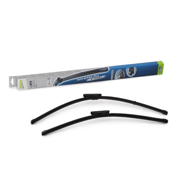 Set stergatoare parbriz VALEO SILENCIO X.TRM FLAT BLADE SET 574357, lungime 650 mm, 550 mm, fara carcasa, cu spoiler [3]