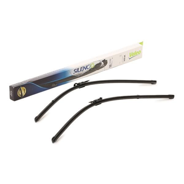 Set stergatoare parbriz VALEO SILENCIO X.TRM FLAT BLADE SET 574358, lungime 650 mm, fara carcasa, cu spoiler [3]