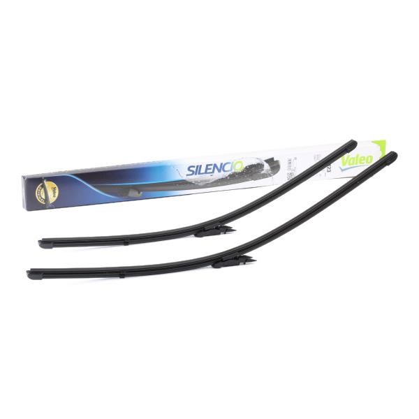 Set stergatoare parbriz VALEO SILENCIO X.TRM FLAT BLADE SET 574361, lungime 650 mm, 600 mm, fara carcasa, cu spoiler [3]