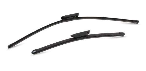 Set stergatoare parbriz VALEO SILENCIO X.TRM FLAT BLADE SET 574363, lungime 600 mm, 400 mm, fara carcasa, cu spoiler [1]