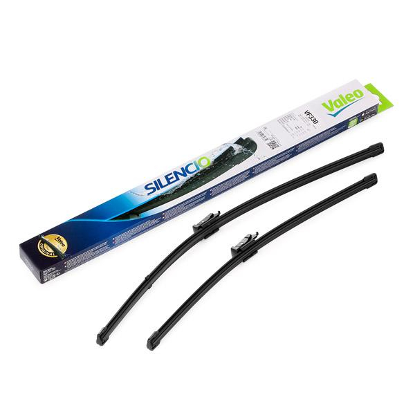 Set stergatoare parbriz VALEO SILENCIO X.TRM FLAT BLADE SET 574385, lungime 600 mm, 475 mm, fara carcasa, cu spoiler [3]