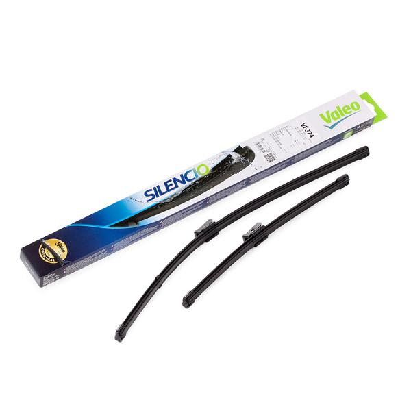 Set stergatoare parbriz VALEO SILENCIO X.TRM FLAT BLADE SET 574474, lungime 600 mm, 380 mm, fara carcasa, cu spoiler [3]