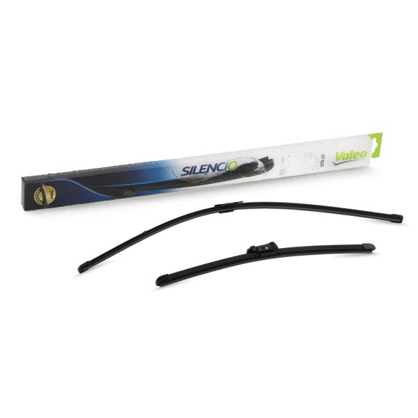 Set stergatoare parbriz VALEO SILENCIO X.TRM FLAT BLADE SET 574668, lungime 650 mm, 400 mm, fara carcasa, cu spoiler [3]
