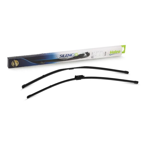 Set stergatoare parbriz VALEO SILENCIO X.TRM FLAT BLADE SET 574673, lungime 650 mm, fara carcasa, cu spoiler [3]