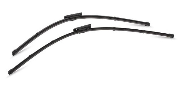 Set stergatoare parbriz VALEO SILENCIO X.TRM FLAT BLADE SET 574678, lungime 750 mm, 650 mm, fara carcasa, cu spoiler [1]