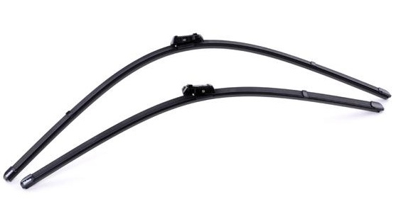 Set stergatoare parbriz VALEO SILENCIO X.TRM FLAT BLADE SET 574680, lungime 750 mm, 650 mm, fara carcasa, cu spoiler [1]