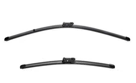 Set stergatoare parbriz VALEO SILENCIO X.TRM FLAT BLADE SET 577818, lungime 650 mm, 475 mm, cu spoiler, fara carcasa [1]