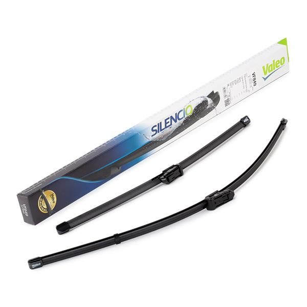 Set stergatoare parbriz VALEO SILENCIO X.TRM FLAT BLADE SET 577849, lungime 650 mm, 475 mm, fara carcasa, cu spoiler [3]