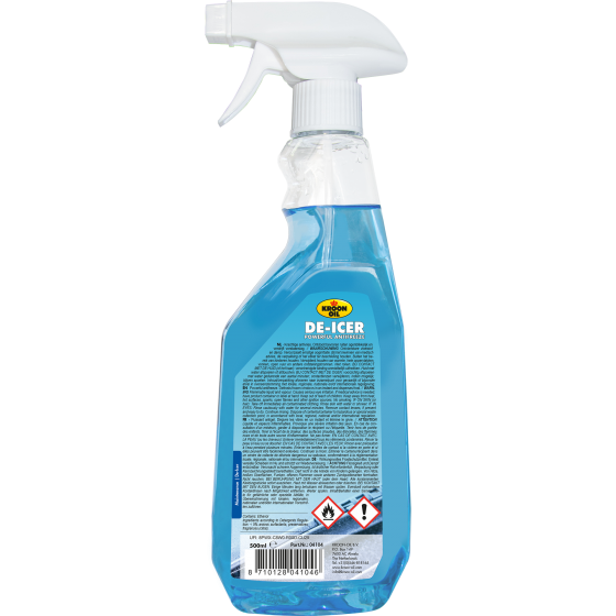 Solutie pentru dezghetat geamuri auto KROON OIL De-Icer 04104, recipient cu pulverizator, 500 ml [1]