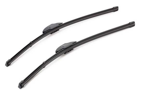 Set stergatoare parbriz VALEO SILENCIO X.TRM FLAT BLADE SET 574466, lungime 550 mm, fara carcasa, cu spoiler [1]
