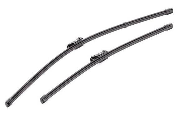 Set stergatoare parbriz VALEO SILENCIO X.TRM FLAT BLADE SET 574641, lungime 600 mm, 450 mm, fara carcasa, cu spoiler [1]
