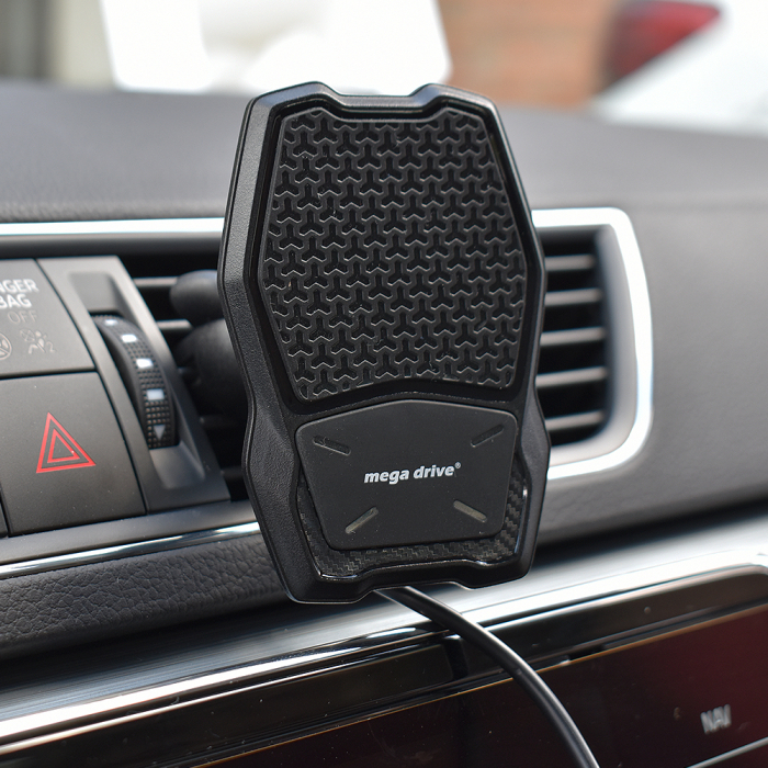 Suport Telefon Auto Cu Incarcare Wireless Si Fixare In Grila De Ventilatie [2]
