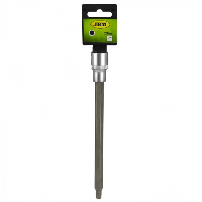 Tubulara 1/2` Cu Bit Torx Extralung 200 Mm T55 Jbm [1]